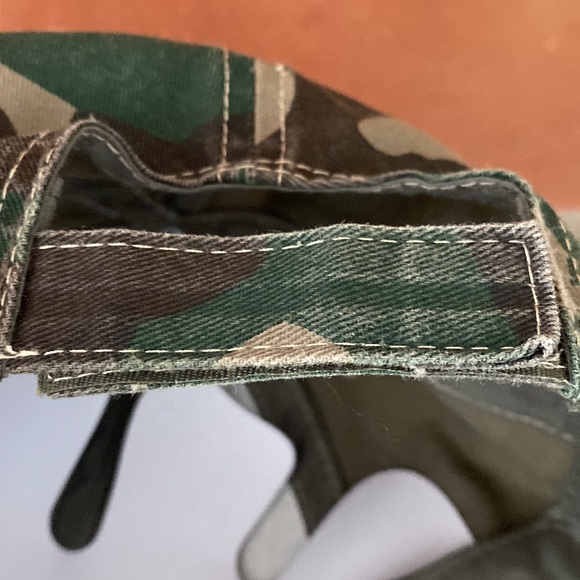 New Camo Hat, Camouflage Green Baseball Cap - Picture 4 of 6